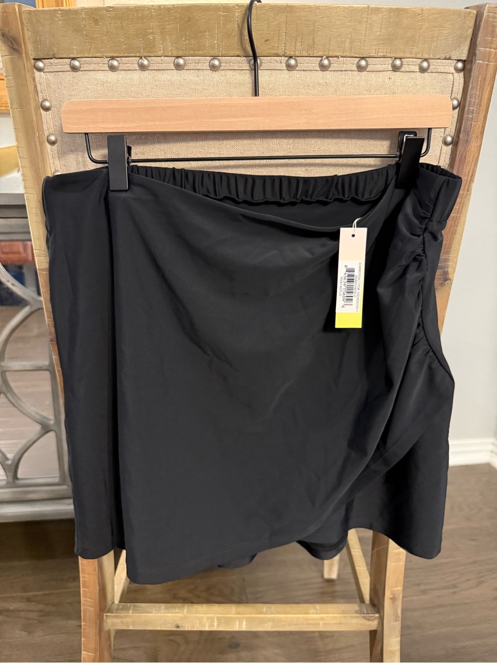 summersalt Black Women's Swim Sarong Wrap